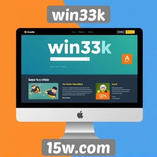 Análise da interface do usuário do site win33k